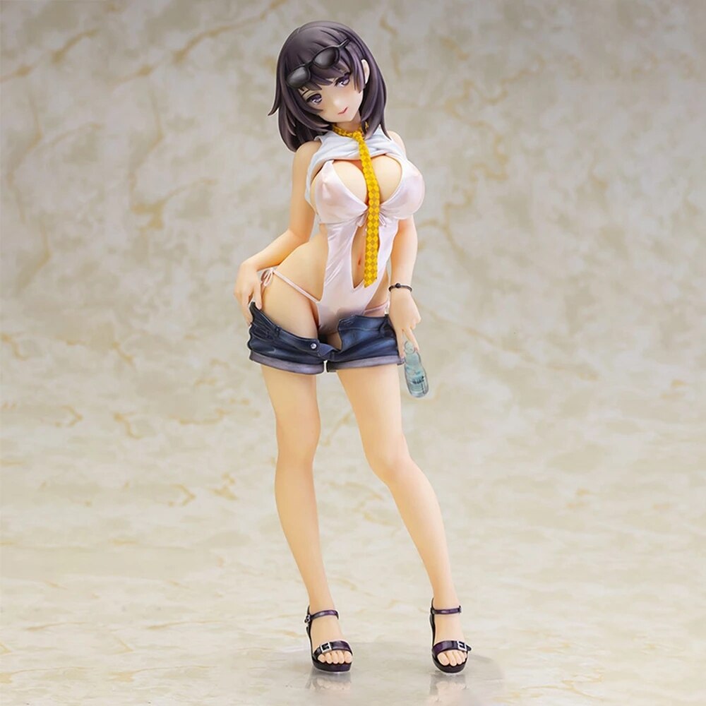 28CM Alphamax SKYTUBE STP Illustration Toshiue Kanojo Illustration by Kekemotsu 1/6 Complete Anime Girl PVC Action Figure Toy