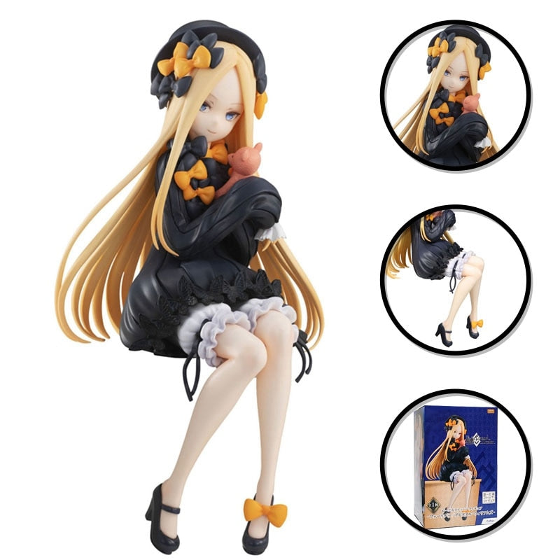 18CM Anime Fate Abigail Williams Figure Grand Order Noodle Stopper Figure Foreigner PVC Action Figure Model Doll Toys