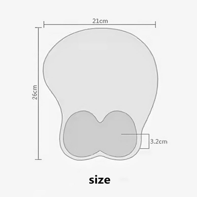 3D Boobs Mousepad | Oppai Ass Tits Mouse Pad | Silicone boobs mousepad