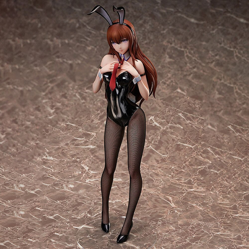 B-STYLE Steins Gate Kurisu Makise Sexy Anime Figure Bunny Ver. Action Figure FREEing Kurisu Makise Sexy Figurine Model Toy 40CM