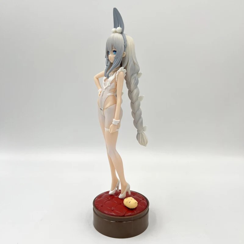 27cm Azur Lane Le Malin Sexy Anime Girl Figure Le Malin Nap Loving Lapin Action Figure Adult Collectible Model Doll Toys Gifts