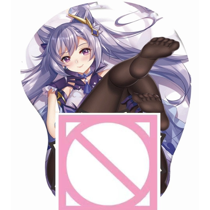 2023 HOT Non-slip 3D Cute Mouse Pad Anime Sexy Girl Nier 2B 3D Hip Soft Mouse Pads with Wrist Rest Gaming Mousepad Mat Gift