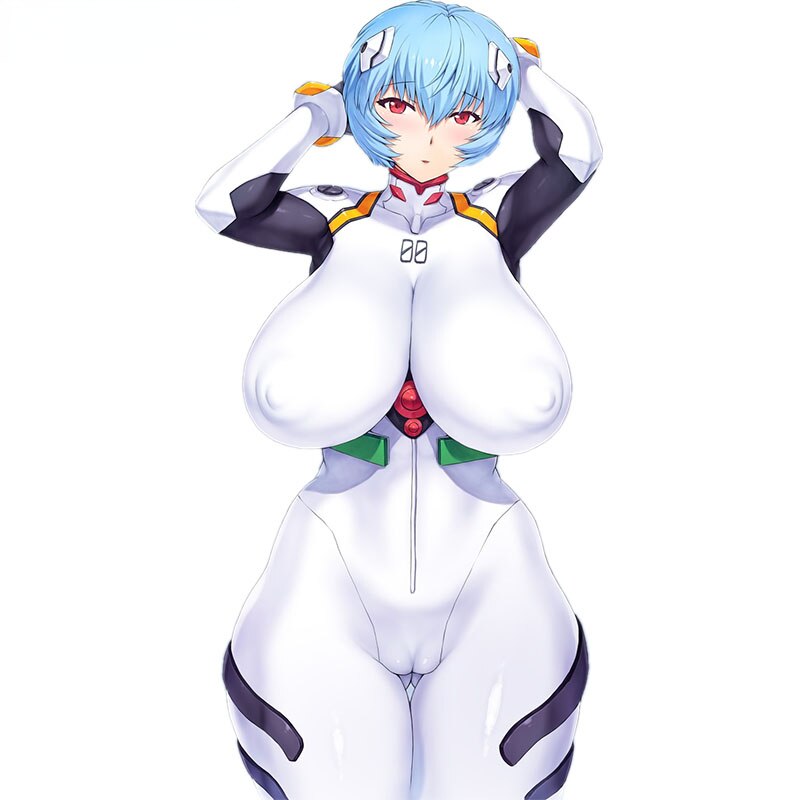 Sexy Cute Hentai  BBW Ayanami Rei Bikini Car Sticker for Suitcase window Luggage Motorcycle Phone Skateboard Apply To Car Window