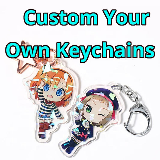 Custom Acrylic Keychain | Print on demand Acrylic chain | custom anime epoxy chain | Custom anime keychain