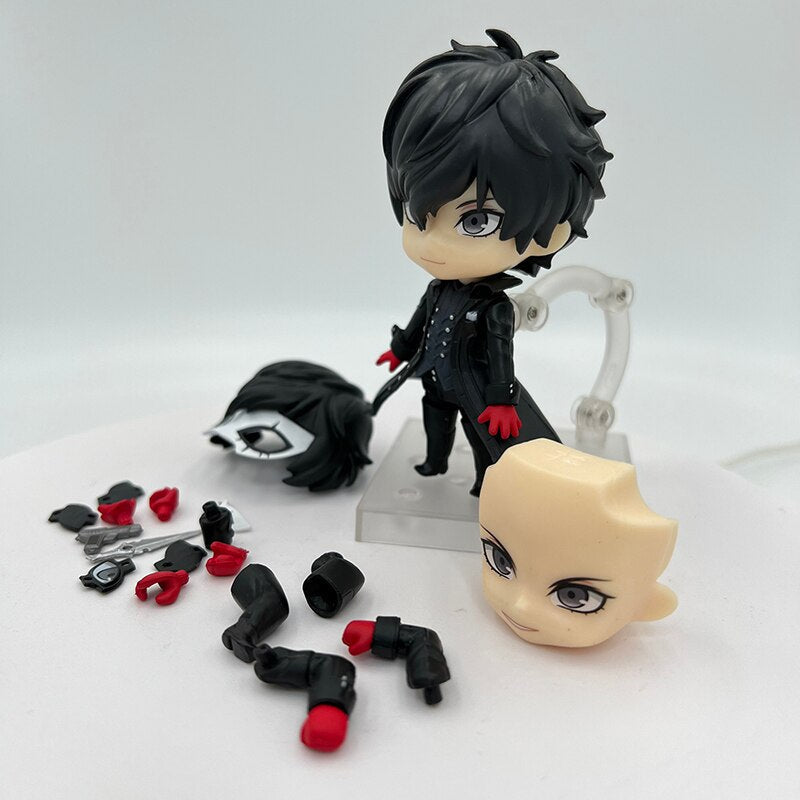 #989 Ren Amamiya Persona 5 Joker Anime Figure Megami Tensei Protagonist Action Figure #793 Morgana/Futaba Sakura Figure Doll Toy