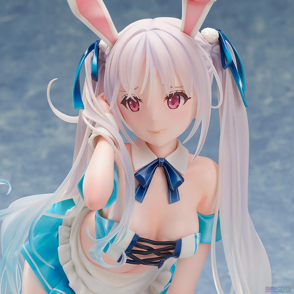 24cm Bunny Girl Chris Aqua Blue Anime Figure 1/4 Scale Chris Aqua Sexy Girls Swimwear Anime Action Figure Model Collection Toys