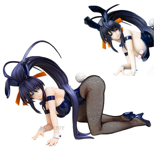 30cm High School D x D HERO Anime Figure Akeno Himejima Bunny Ver Action Figure Rias Gremory Sexy Girl Feature Model Doll Toy