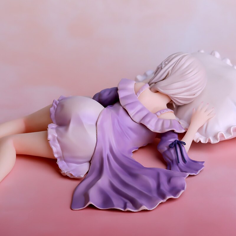 Re:Zero kara Hajimeru Isekai Seikatsu Emilia Puck 1/7 PVC Action Figure Sexy Cut Girl Anime Hentai Model Dolls Gift Toys