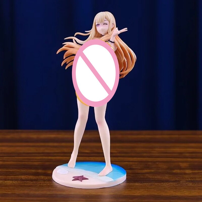 Anime My Dress-Up Darling Figure Swimsuit Kitagawa Marin Adult Girl PVC Action Figure Collection Model Toys Doll Kids Gifts