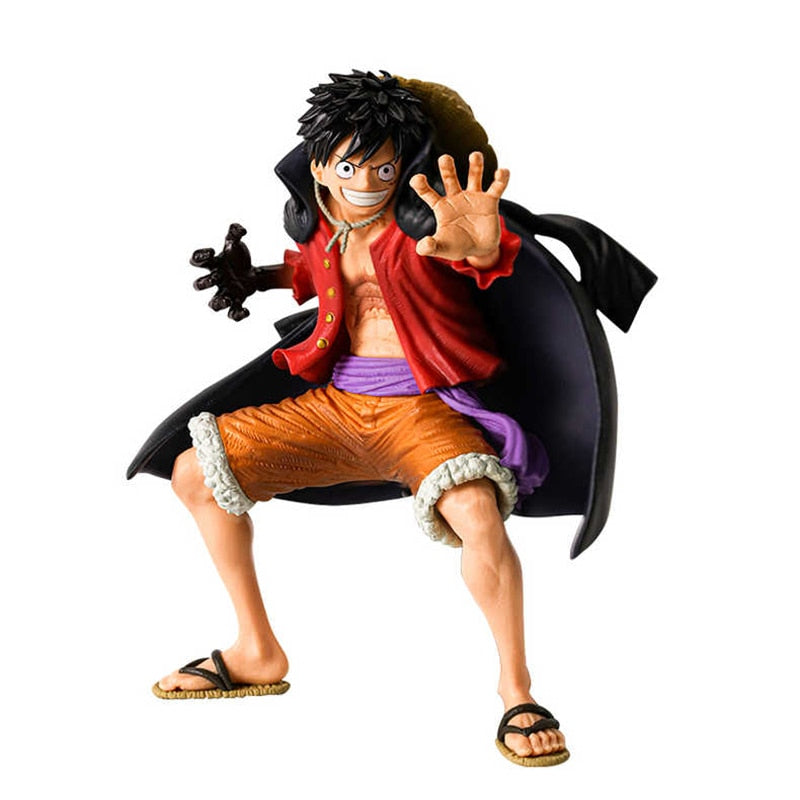 20cm Anime One Piece Figure KOA Art King Monkey D Luffy Ghost Island Battle Suit Wano Country Action Figure PVC Model Toys