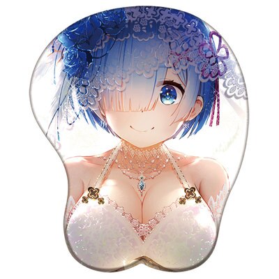 Re:Life in a different world from zero Rem Figure 3d Girl Soft Gel Gaming Mouse Pad Mousepad Wrist Rest 4778 Gifts Man Toy