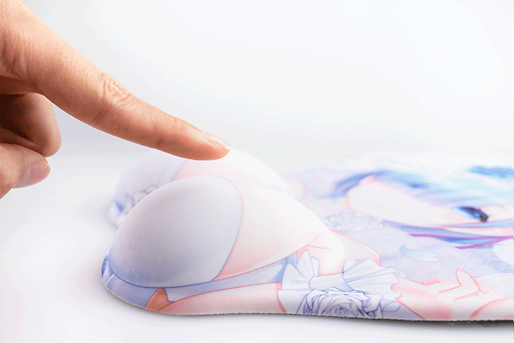 Saenai Heroine Kasumigaoka Utaha 3D Hand Wrist Rest Mouse Pad Mousepad Silicone Breast Oppai Soft Gaming Mouse Mat Office Work