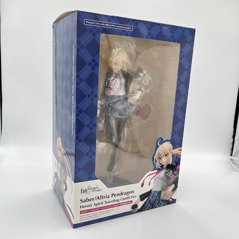 23cm Fate/Grand Order Sexy Anime Figure Saber Altria Pendragon Action Figure Saber Alter Casual Wear Figurine Model Doll Toys