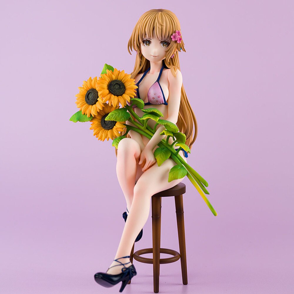 Daiki Kougyou sakurairo5 Sunflower Girl Momose Kurumi 1/7 Scale PVC Action Figure Anime Sexy Figure Model Toys Doll Gift