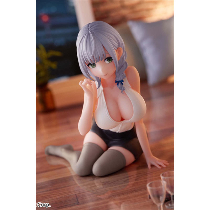 Presale Shirogane Noel Office style ver. Pvc Action Figure Home/Office Decoration Anime Kawaii Collection Model toys