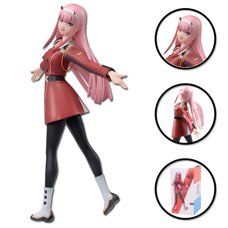 21cm DARLING in the FRANXX Figure Toy Zero Two 02 PVC EXQ Ver Action Figures PVC Model Toys Anime Dolls Children