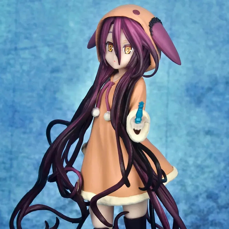 18cm Anime No Game No Life Action Figure Shuvi Dola Mechanical Girl Shiro Sora Kawaii Girl Doll PVC Collectible Model Toy Gift