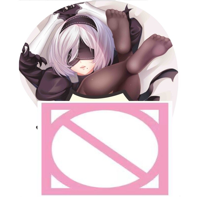 2023 HOT Non-slip 3D Cute Mouse Pad Anime Sexy Girl Nier 2B 3D Hip Soft Mouse Pads with Wrist Rest Gaming Mousepad Mat Gift