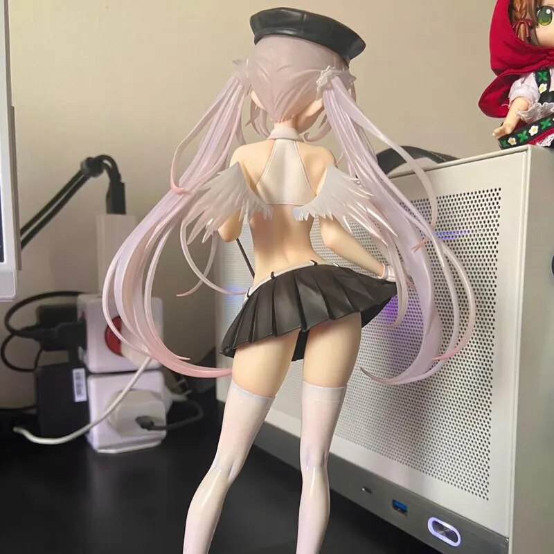 25cm Pink Charm Rurudo Tenshi Keisatsu Eru-chan Sexy Anime Girl Figure Insight Nem Lirim Action Figure Adult Model Doll Toy Gift