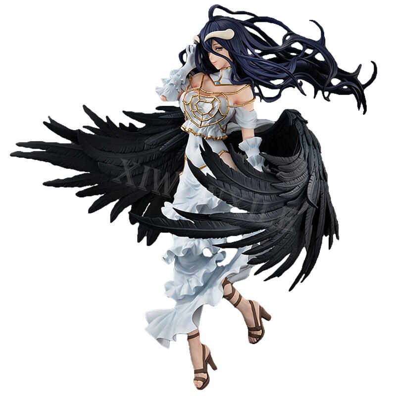 30cm Overlord IV Albedo Wing Anime Girl Figure Overlord Albedo Sobin Action Figure Adult Collectible Model Doll Toys