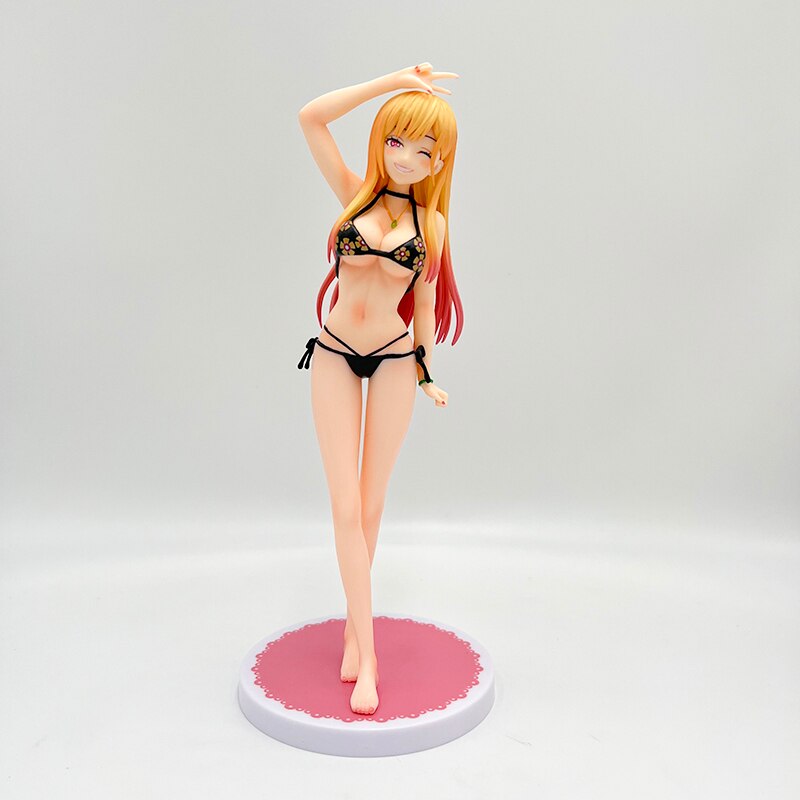 21cm My Dress-Up Darling Marin Kitagawa Anime Figure Marin Kitagawa Bikini Action Figure Adult Collection Model Doll Toys Gifts