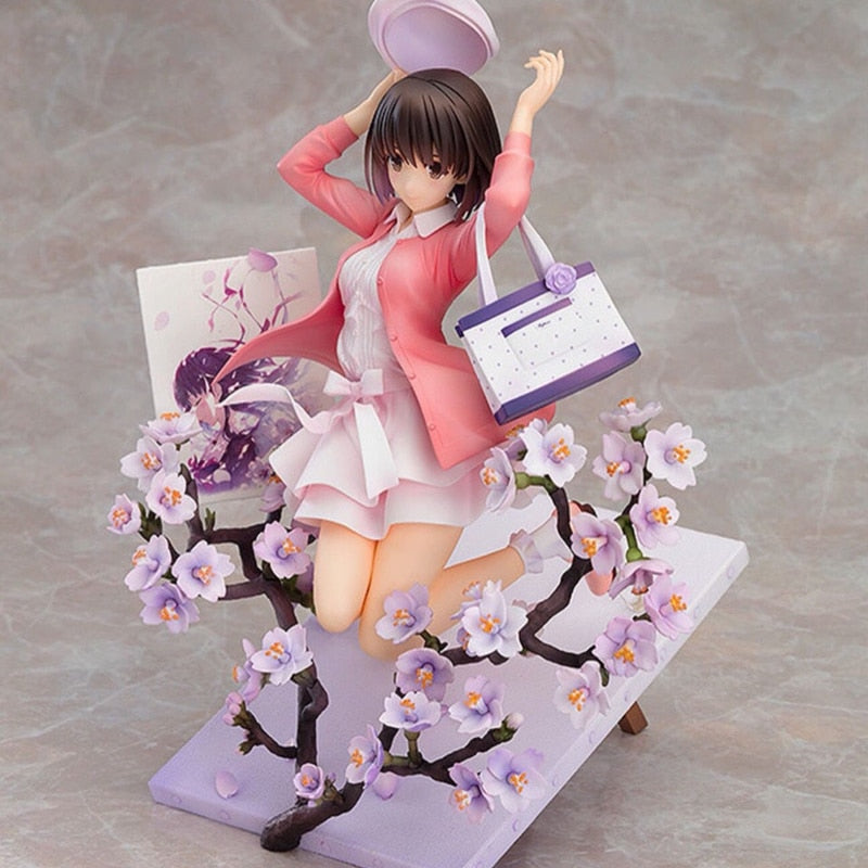 Anime Saekano How to Raise a Boring Girlfriend Action Figure Cherry Blossoms Megumi Kato Figure Lovely Girl Model Collection Toy