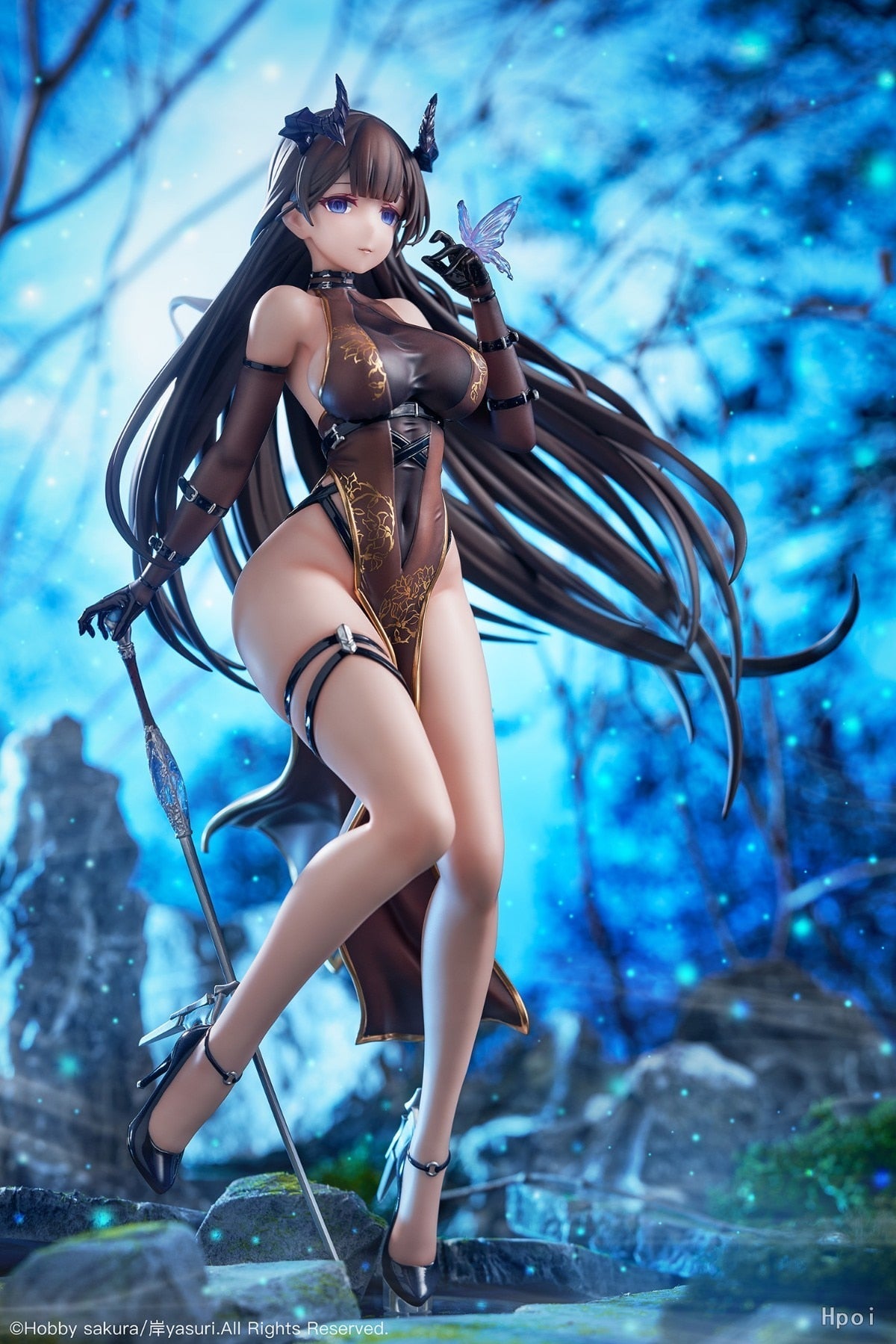 26CM Lost Order Moen Anime Sexy  Girl Figure Moen Devil  PVC Action Figure Toy Statue Adults Collection Model Doll gifts