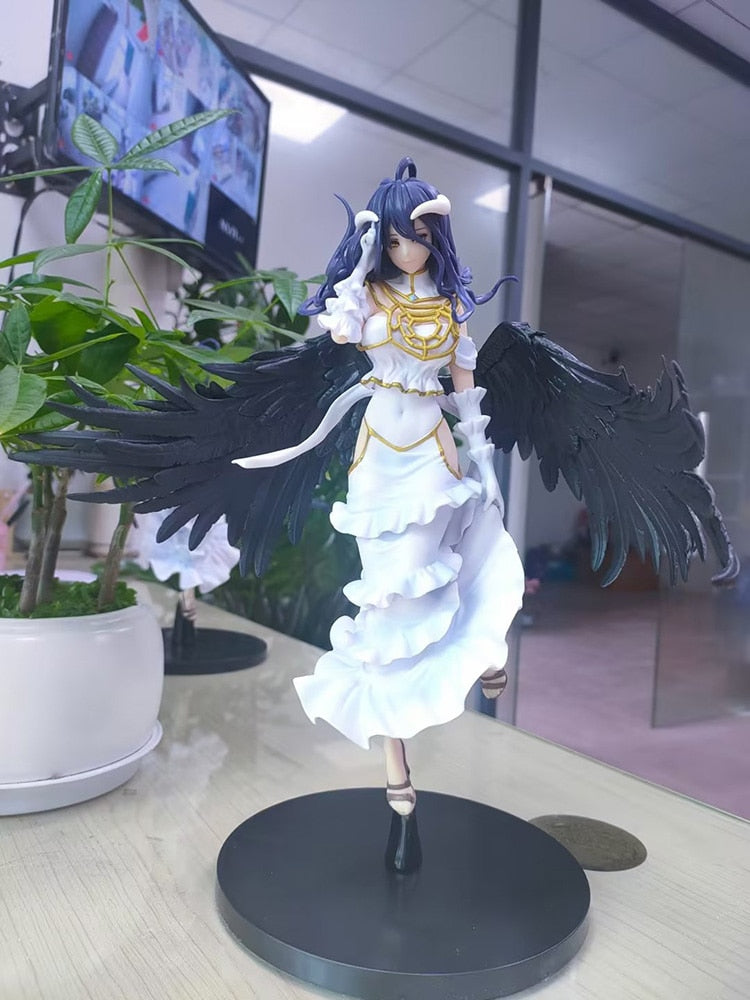 30cm Overlord IV Albedo Wing Anime Girl Figure Overlord Albedo Sobin Action Figure Adult Collectible Model Doll Toys