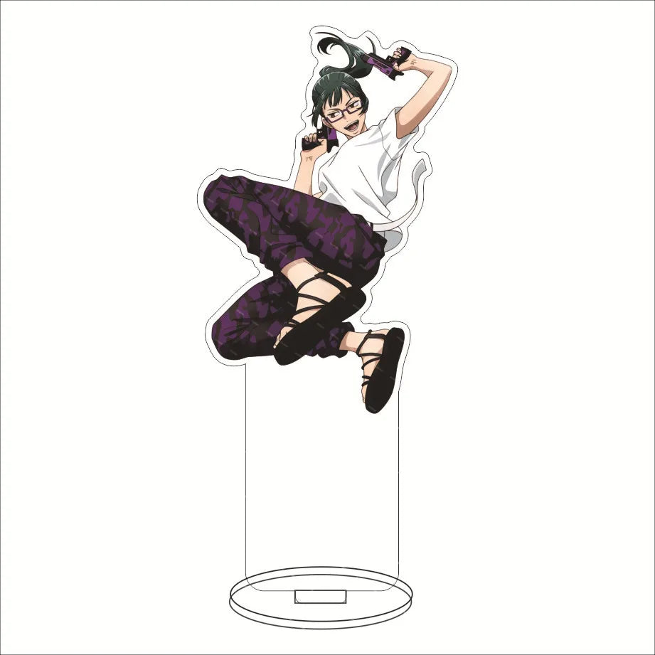 Jujutsu Kaisen Anime Stand Gojo Satoru Ryomen Sukuna Action Figure Stand Model Plate Desk Decor Acrylic Standing Sign Toy Gifts