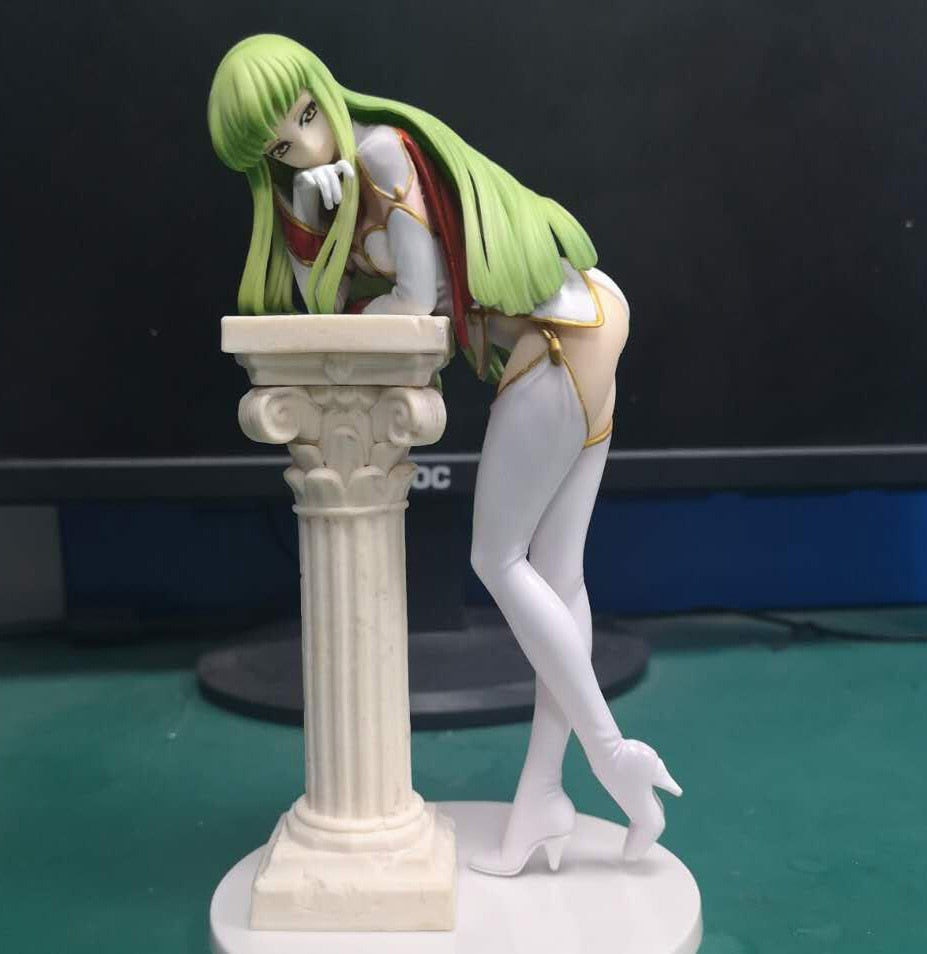 21cm G.E.M. Code Geass: Lelouch of the Rebellion R2 Sexy Anime Figure C.C. Action Figure C.C. Swimsuit Figurine Model Doll Toys