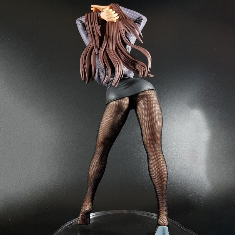 27cm Hataraku Onna no Ureta ase Kurosawa Otome Sexy Nude Girl Model PVC Anime Action Hentai Figure Adult Toys Doll Gifts