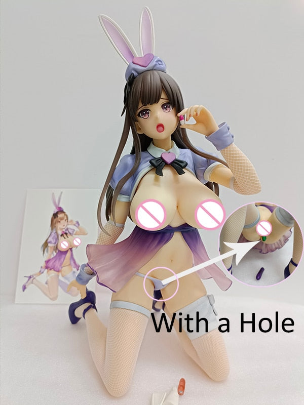 26cm Native BINDing Aika Kango Sexy Anime Figure Aika Kango Bunny Girl Action Figure Yurina Nasu Sexy Girl Figure Adult Doll Toy