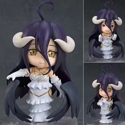 28cm Overlord Albedo Anime Figure Overlord III Albedo So-Bin Action Figure 642# Albedo Figurine 631# Ainz Ooal Gown Figure Toys