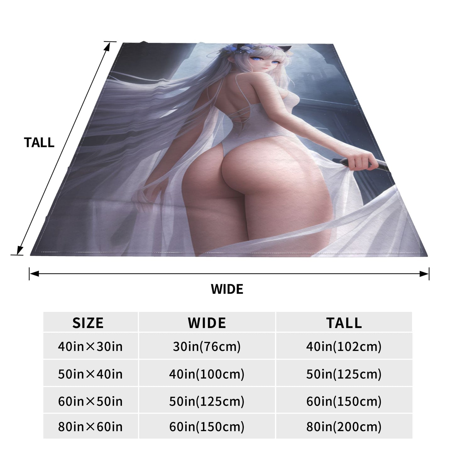 Hot Body Anime Sexy Girl Modern Blanket Flannel Soft Plush Hentai Sofa Bed Throwing Cartoon Blankets for Beds Gifts Dropshipping