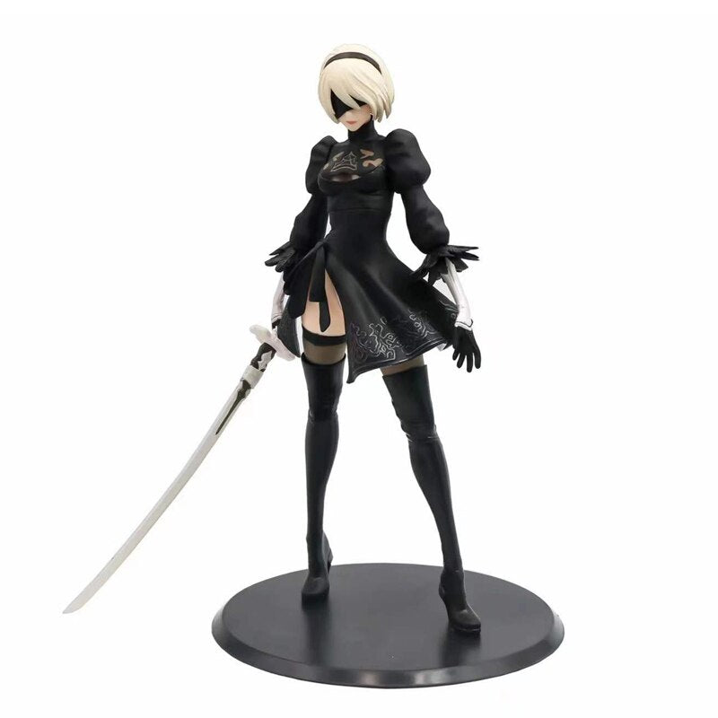 22cm NieR Automata 2b Sexy Girl Anime Figure 2b YoRHa No.2 Type B Action Figure YoRHa No.2 Type B Figurine Collectible Doll Toys