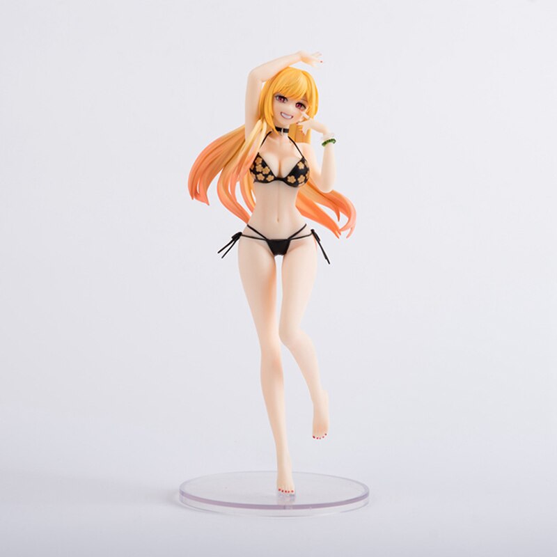 24cm My Dress-Up Darling Marin Kitagawa Sexy Anime Figure Marin Kitagawa Bikini Action Figure Adult Collection Model Doll Toys