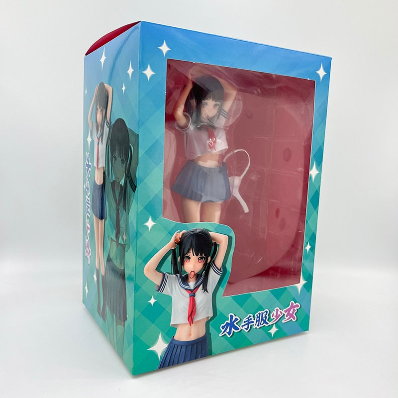 28cm Union Creative Kantoku Sailor Fuku no Mannaka Sexy Anime Figure Sailor Suit Action Figure Adult Anime Girl Figure Doll Toys