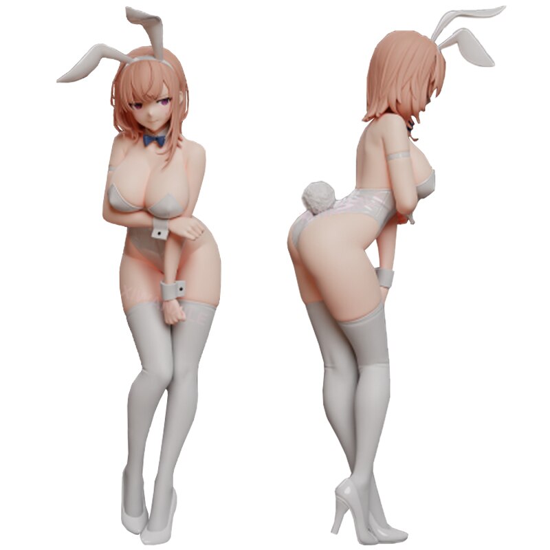 23cm Astrum Design White Bunny Girl Sexy Anime Figure Anna Hananoi illustration by Kai Tomohiro Action Figure Model Doll Toys