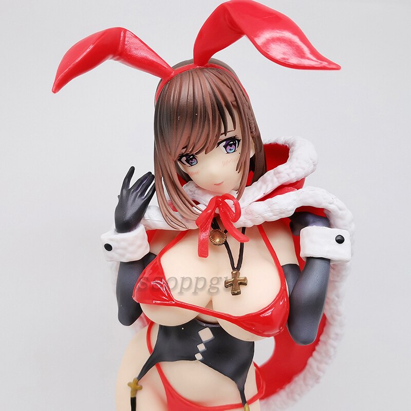 Anime Mataro Native FROG Yuzu Fuyunoki Figure Pink Cat Christmas Bunny Girl Adult Girl PVC Action Figure Collection Model Toys