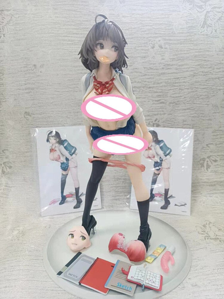 Anime Native Skytube Pink Charm Hougu Souji Hayasaka Yui Sexy Girl Figure Anime Toys PVC Action Collection Model Doll Toy Gift