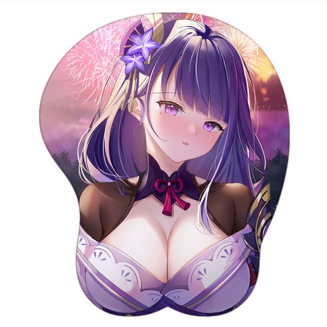 3D Genshin Impact Zhongli Mouse Pad Klee Anime Kawaii Hutao Stereo Mousepad Oppai Silicone Wrist Pad Gaming Mouse Mat Customeriz