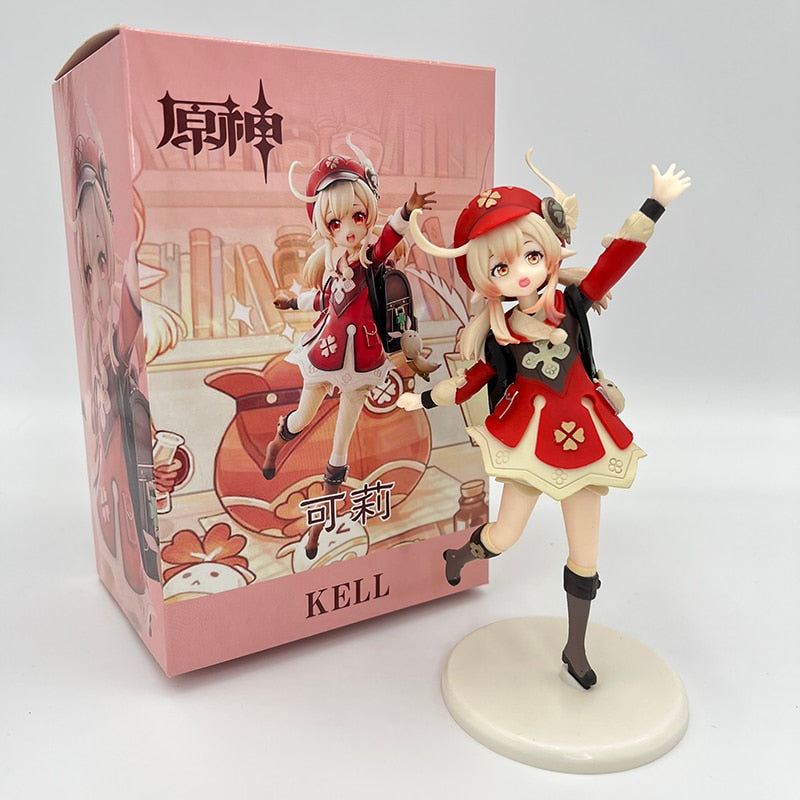 17cm Genshin Impact  Anime Figure No Box  | Ganyu/Keqing/Paimon Action Figure Hu Tao Figurine Collection Model Doll Toys