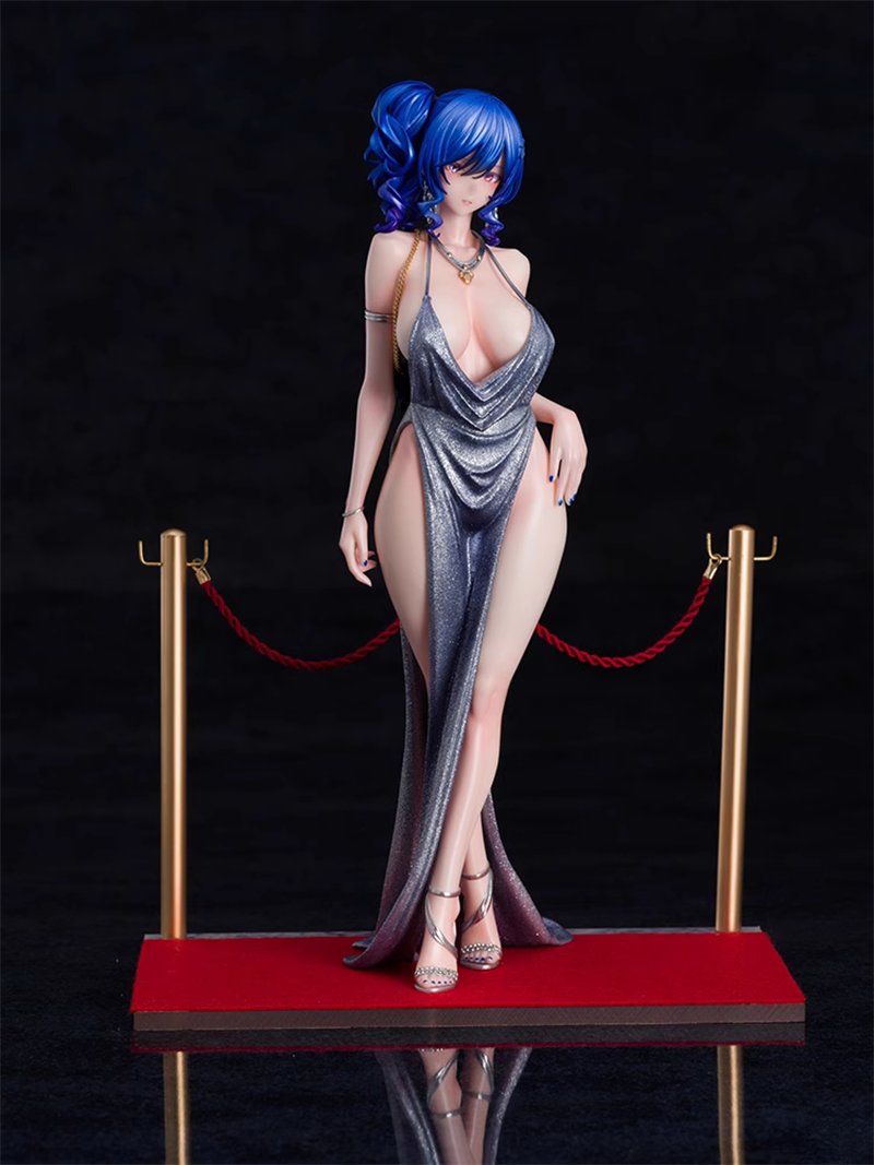 26cm Azur Lane St Louis Sexy Anime Girl Figure Hentai St Louis Dress Ver Action Figure Adult Collectible Model Doll Toys Gifts