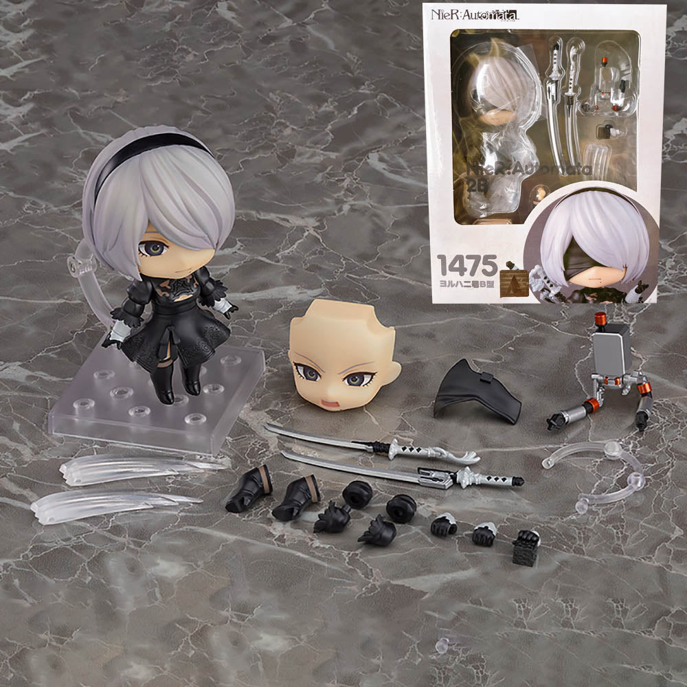 22cm NieR Automata 2b Sexy Girl Anime Figure 2b YoRHa No.2 Type B Action Figure YoRHa No.2 Type B Figurine Collectible Doll Toys