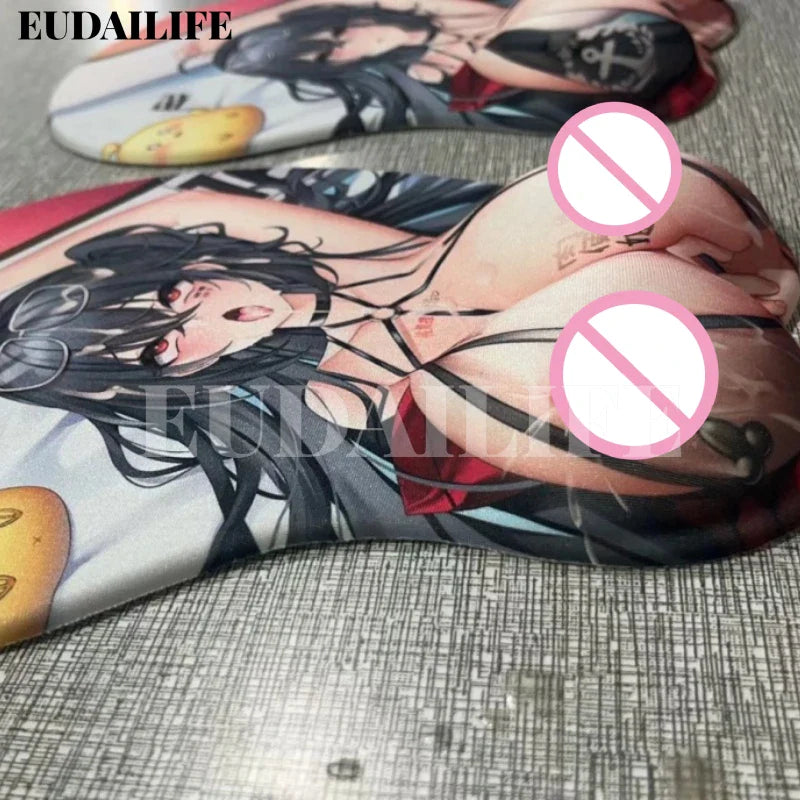 IJN Taihou 3D Mousepad Azur Lane Game Sexy Hand Wrist Rest Mouse Pad Mousepad Silicone Butt Mouse Mat Office Work Otaku Gift