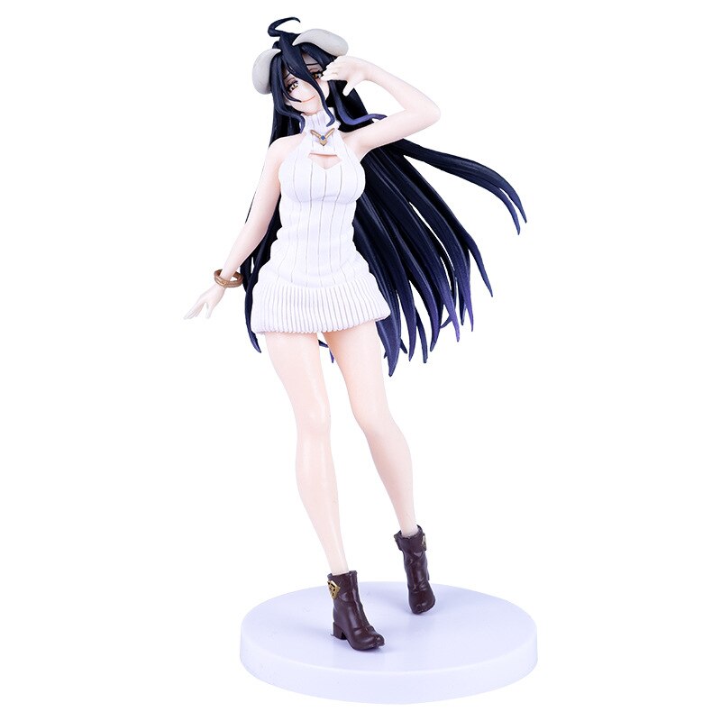 30cm Overlord IV Albedo B-style Bunny Ver Sexy Nude Girl Model PVC Anime Action Hentai Figure Adult Toys Doll Gifts
