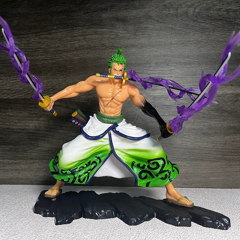 One Piece Figure Wano Country Roronoa Zoro Sword Enma Action Figure Anime Statue PVC Collection Model Toys for Kids Gift