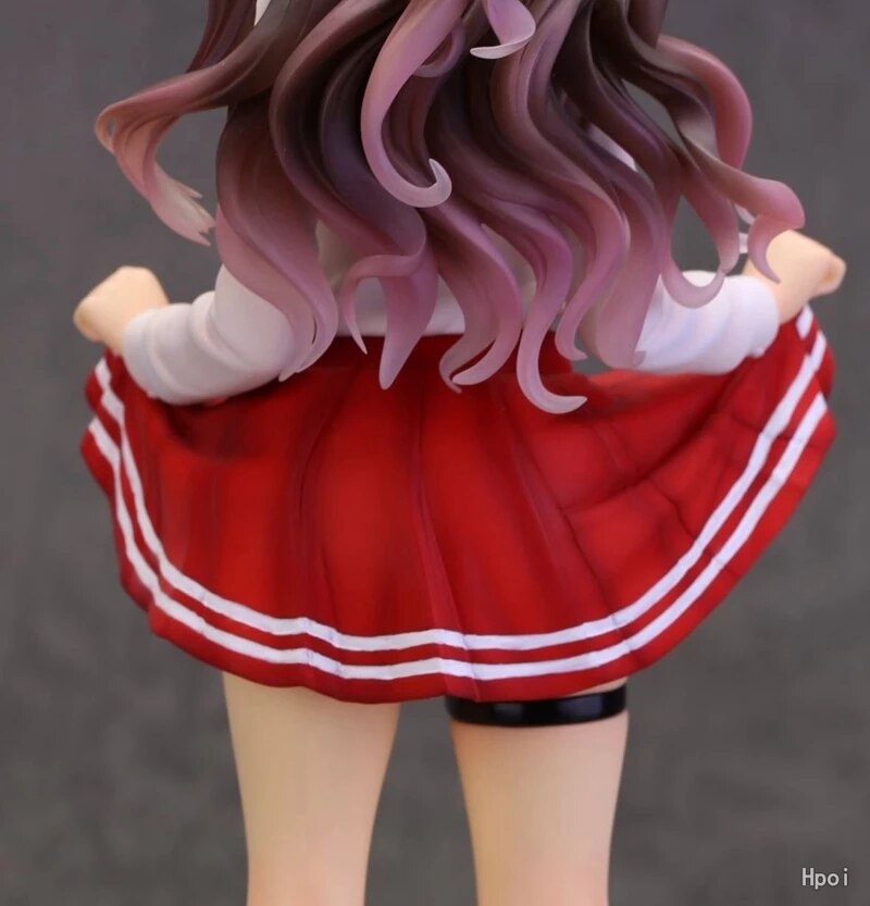 18CM Misaki Kurehito Anime Hatano Sharo Action Figure Sexy Bikini Pleated Skirt Beautiful Girl Standing Model Toys PVC Gift Doll