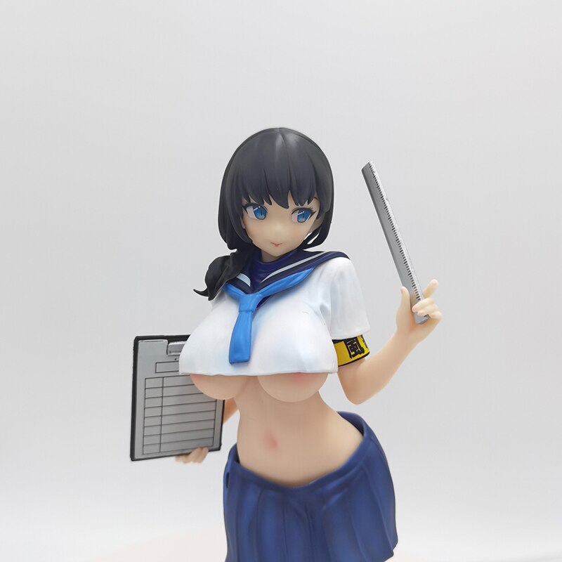 25cm Daiki Kougyou Sexy Anime Figure Majimeka!? Fuuki Iin-san Action Figure Wet JK Sexy Girl Figure Aldult Collection Model Toy