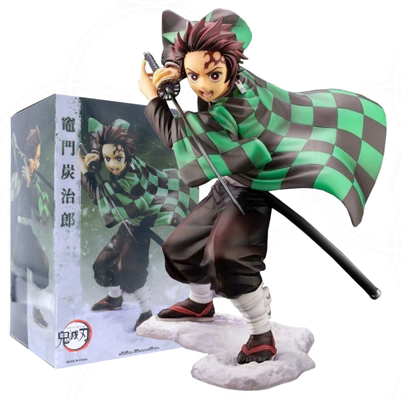 Kimetsu no Yaiba ( Demon slayer ) Action Figure 13 cm |  Nezuko, Tanjirou, Zenitsu Figure PVC Action Figure | Anime Demon Slayer Figurine Toys